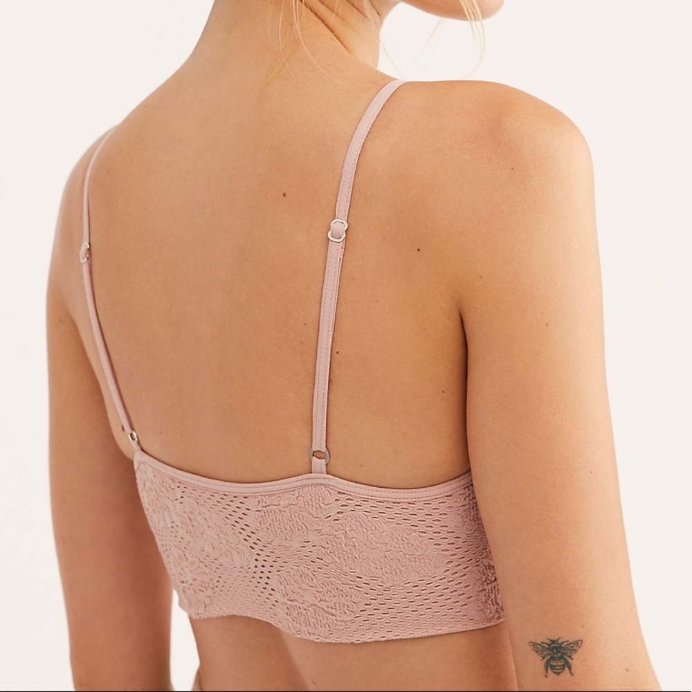 NEW🌺Free intimately people candy/mosaic lace steam seamless Bralette - Picture 11 of 17